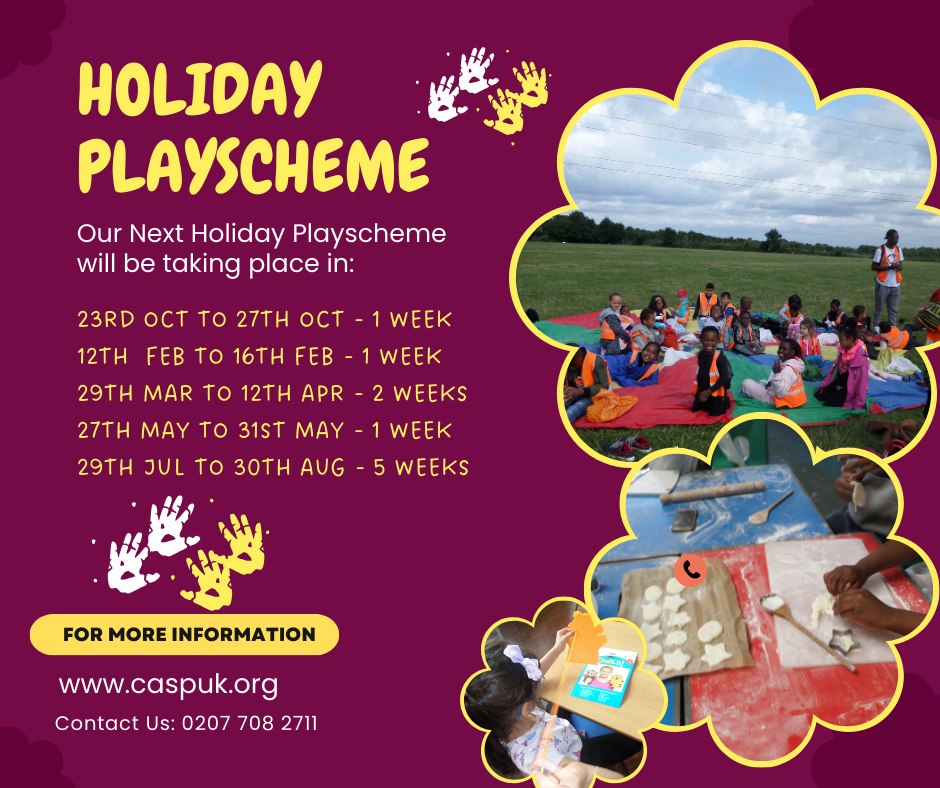 School Holiday Paly Club in Camberwell and Southwark